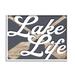 Stupell Industries Lake Life Crossed Boating Oars by Lil' Rue - Floater Frame Graphic Art on in Brown/Gray/White | 16 H x 20 W x 1.5 D in | Wayfair