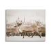 Stupell Industries Elk Herd Snowy Winter Scene by Krista Broadway - Wrapped Canvas Photograph Metal in Black/Brown | 30 H x 40 W x 1.5 D in | Wayfair