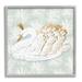 Stupell Industries Glam Crown Swan Patterned Gray Framed Giclee Art By Ziwei Li Wood in Blue/Brown | 24 H x 24 W x 1.5 D in | Wayfair