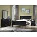 Winston Porter 3-4_Norah Sleigh Bedroom Set. Wood in Black | 46.8 H x 62.5 W x 78 D in | Wayfair 37DD0D19D54A4B63A00295A7B8E53D64