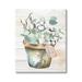 Stupell Industries Live Simply Potted Eucalyptus Plant Floater Canvas Wall Art By ND Art Canvas | 20 H x 16 W x 1.5 D in | Wayfair at-629_cn_16x20