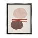 Stupell Industries Abstract Round Shapes Contemporary Floater Canvas Wall Art By Nina Blue Canvas in Brown/Pink | 21 H x 17 W x 1.7 D in | Wayfair