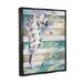 Stupell Industries Sweet Beach Seahorse Nautical Rope Floater Canvas Wall Art By ND Art Canvas in Gray/Green | 21 H x 17 W x 1.7 D in | Wayfair