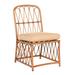 Woodard Cane Patio Dining Side Chair w/ Cushion in White | 36.25 H x 19.5 W x 24.88 D in | Wayfair S650511-WHT-24T