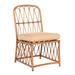 Woodard Cane Patio Dining Side Chair w/ Cushion in White | 36.25 H x 19.5 W x 24.88 D in | Wayfair S650511-WHT-62M