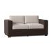 Woodard Montecito 67" Wide Loveseat w/ Cushions All - Weather Wicker/Wicker/Rattan in Brown | Outdoor Furniture | Wayfair S511091-73M