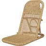 Chaise de plage pliable en rotin naturel - favignana