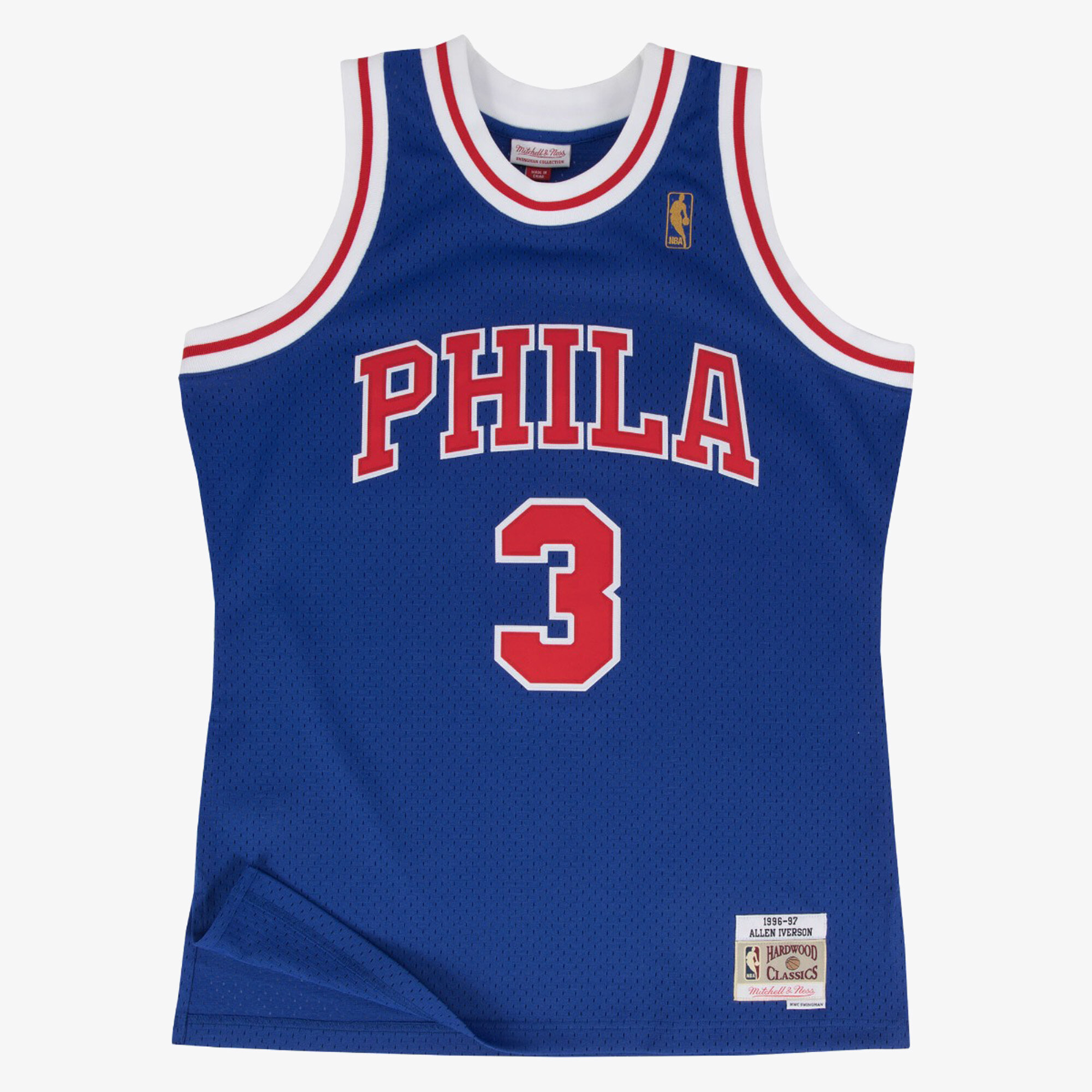 Philadelphia 76ers Mitchell & Ness Swingman Trikot Road Allen Iverson 1996-97 Image