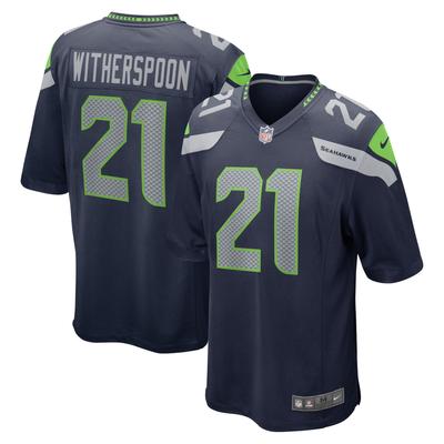 Seattle Seahawks Nike Game Heimtrikot - Marineblau - Devon Witherspoon - Herren Image