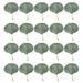 Tinksky 100Pcs Simulation Eucalyptus Leaves Artificial Green Leaves Wreath Leaves