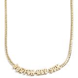 BaubleBar Boston Red Sox Curb Necklace