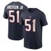 Men's Nike Will Anderson Jr. Navy Houston Texans 2023 NFL Draft First Round Pick Player Name & Number T-Shirt