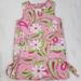 Lilly Pulitzer Dresses | Lilly Pulitzer Paisley Shift Dress Size 5 | Color: Green/Pink | Size: 5g