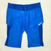 Nike Shorts | Nike Court 11" Inch Power Tennis Shorts Tights Womens Xl Blue Ball Pocket | Color: Blue | Size: Xl