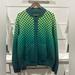 Louis Vuitton Jackets & Coats | Louis Vuitton Reversible Damier Track Top Mallard Blue Nwt Xl | Color: Green | Size: Xl