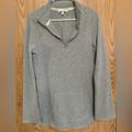 Victoria's Secret Tops | Lg Victorias Secret, Long Sleeve Gray Sweatshirt.Gold And Silver Heart Bling. | Color: Gray | Size: L