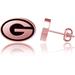 Dayna Designs Georgia Bulldogs Rose Gold Post Earrings