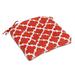 Red Barrel Studio® Handmade Chair Pad Outdoor Cushion redCotton Blend | 3 H x 16 W x 16 D in | Wayfair C450E25E4D5042F3904ED9F1915EDDDA