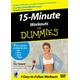 15 Minute Workouts for Dummies - DVD - Used