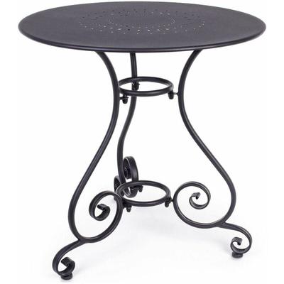 Bizzotto - Farbiger runder Couchtisch 'Etienne' aus pulverbeschichtetem Stahl für Garten und Bar in Image