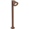 Qazqa - ciara - Lampe sur pied extérieur - 1 lumière - l 10 cm - Brun rouille - Moderne - éclairage