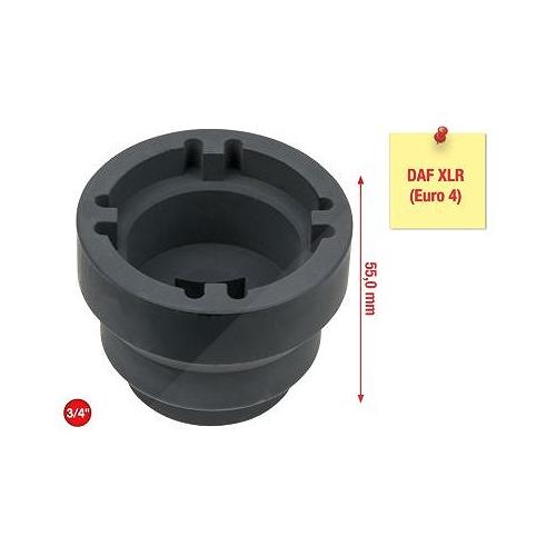 Ks Tools 3/4“ Nutmutter mit 4 Zapfen für DAF, Innenzapfen Ø 50mm [Hersteller-Nr. 460.1025]