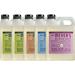 Liquid Hand Soap Refill 2 Packs Lemon Verbena 1 Pack Geranium 1 Pack Rainwater 1 Pack Peony 33 OZ each