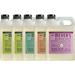 Liquid Hand Soap Refill 2 Packs Lemon Verbena 1 Pack Basil 1 Pack Geranium 1 Pack Peony 33 OZ each