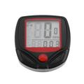 EDFRWWS Waterproof 15 Function LCD Bike Bicycle Odometer Speedometer Cycling Speed