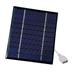 CACAGOO 2.5W/5V/3.7V Portable Solar With USB Port Compact Solar Panel Phone For Camping Hiking Travel