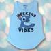 Disney Shirts & Tops | Disney Glitter Stitch Girl's Tank Top Size 6 | Color: Black/Blue | Size: Sg