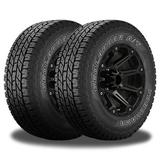 Set of 4 Yokohama Geolandar A/T G015 OWL 285/70R17 121/118S Tires 110101641 / 285/70/17 / 2857017 Fits: 2015-18 Ram 1500 Rebel 2021-23 Jeep Wrangler Unlimited Rubicon 392