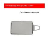 Gray Car Visor Shade Cosmetic Mirror Cover Left Side for E Class W211 2003-2008 2118100310