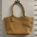 Coach Bags | Coach Tan Leather Bleeker Legacy Tote Bag | Color: Tan | Size: Os