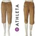 Athleta Shorts | Athleta Seaside Fine Wale Corduroy Bermuda Shorts In Walnut Brown | Color: Brown/Tan | Size: 6