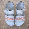 Adidas Shoes | Adidas Adilette Sandal | Color: Gray/Pink | Size: 6