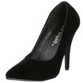 Pleaser SEDUCE-420, Women?s Pumps, Black Velvet, 5 UK (8 US) (38 EU)