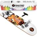 SKATRO - Pro Skateboard 31" Complete Skateboard. Skate Board ages: adults, boys, girls, beginners, and Kids