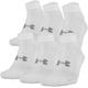 Under Armour Training Cotton Lo Cut Socks, 6-Pair, White 2, Shoe Size: Mens 4-8, Womens 6-9