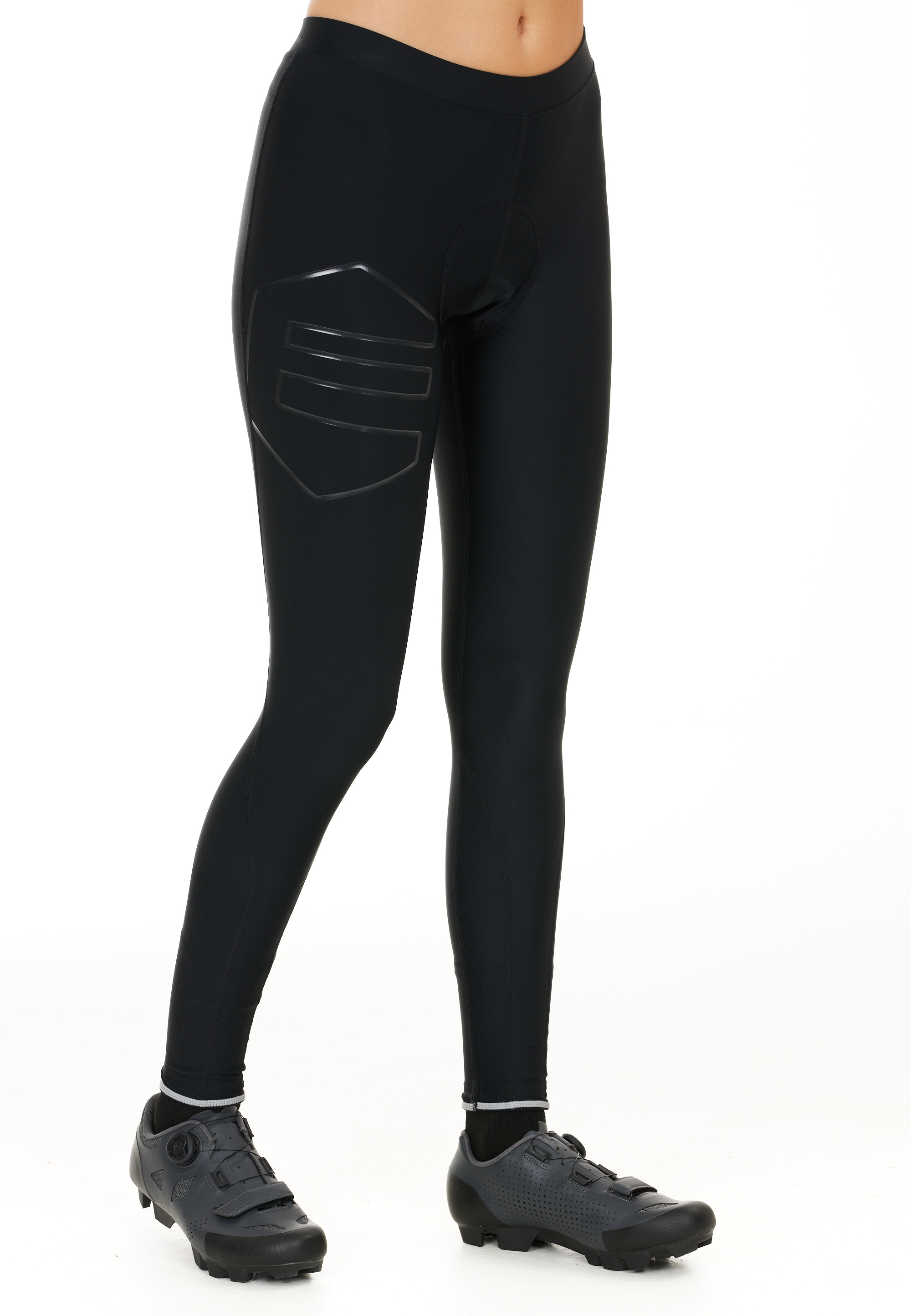 Radhose ENDURANCE "Jayne", Damen, Gr. 44, EURO-Größen, schwarz, 85% Nylon, 15% Elasthan, unifarben, Hosen, mit reflektierenden Elementen Image