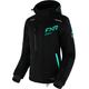 FXR Renegade FX 2-in-1 2023 Ladies Snowmobile Jacket, black-green, Size XL for Women