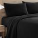 Hokku Designs Hokendauqua Flannel Sheet Set Microfiber/Polyester in Black | Queen | Wayfair 644D00050920410B9D8B0724E06522ED