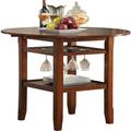 Red Barrel Studio® Counter Height Drop Leaf Dining Table Wood in Brown | 36 H in | Wayfair 047FEFD223A0430EA606EE1AB2D8D9BE