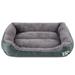 Dog Beds for Large Medium Small Dogs Durable Washable Dog Sofa Bed Cozy Rectangle Puppy Bed Calming Orthopedic Pet Bed Cat Beds with Non-Slip Bottom Machine Washable Soft Dog Crate Bed for Sleeping