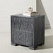 SAFAVIEH Couture High Line Collection Laila Light Grey Lacquer Storage Chest - 24" W x 18.1" L x 26" H