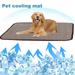 Dog Cooling Mat Large Pet Cooling Mat for Dogs Non-Toxic Gel Cooling Pad for Home Travel and Crates