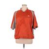 Mizuno Active T-Shirt: Orange Color Block Activewear - Women's Size X-Large