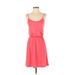 Old Navy Casual Dress - Mini Scoop Neck Sleeveless: Pink Print Dresses - Women's Size X-Small