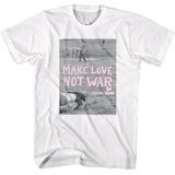 Woodstock Make Love not War Men s T Shirt Hippie Music Festival Poster