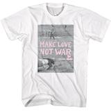 Woodstock Make Love not War Men s T Shirt Hippie Music Festival Poster